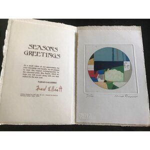 Vintage Max Papart "The Circle" Original Etching/Aquatint Edition 71/100 Signed